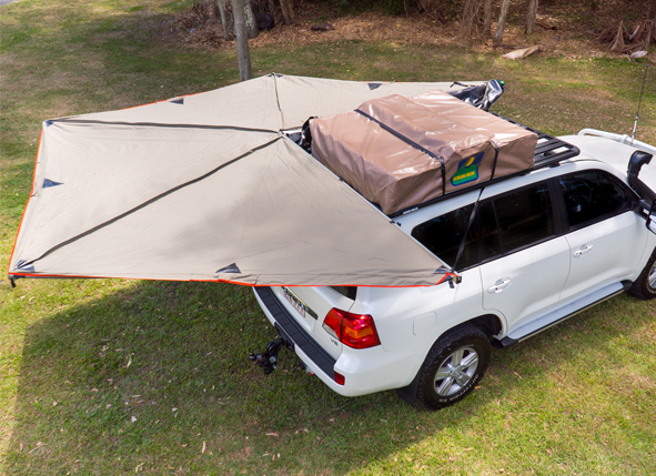 Howling Moon Awning Installation